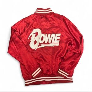 Red Satin Bowie Jacket